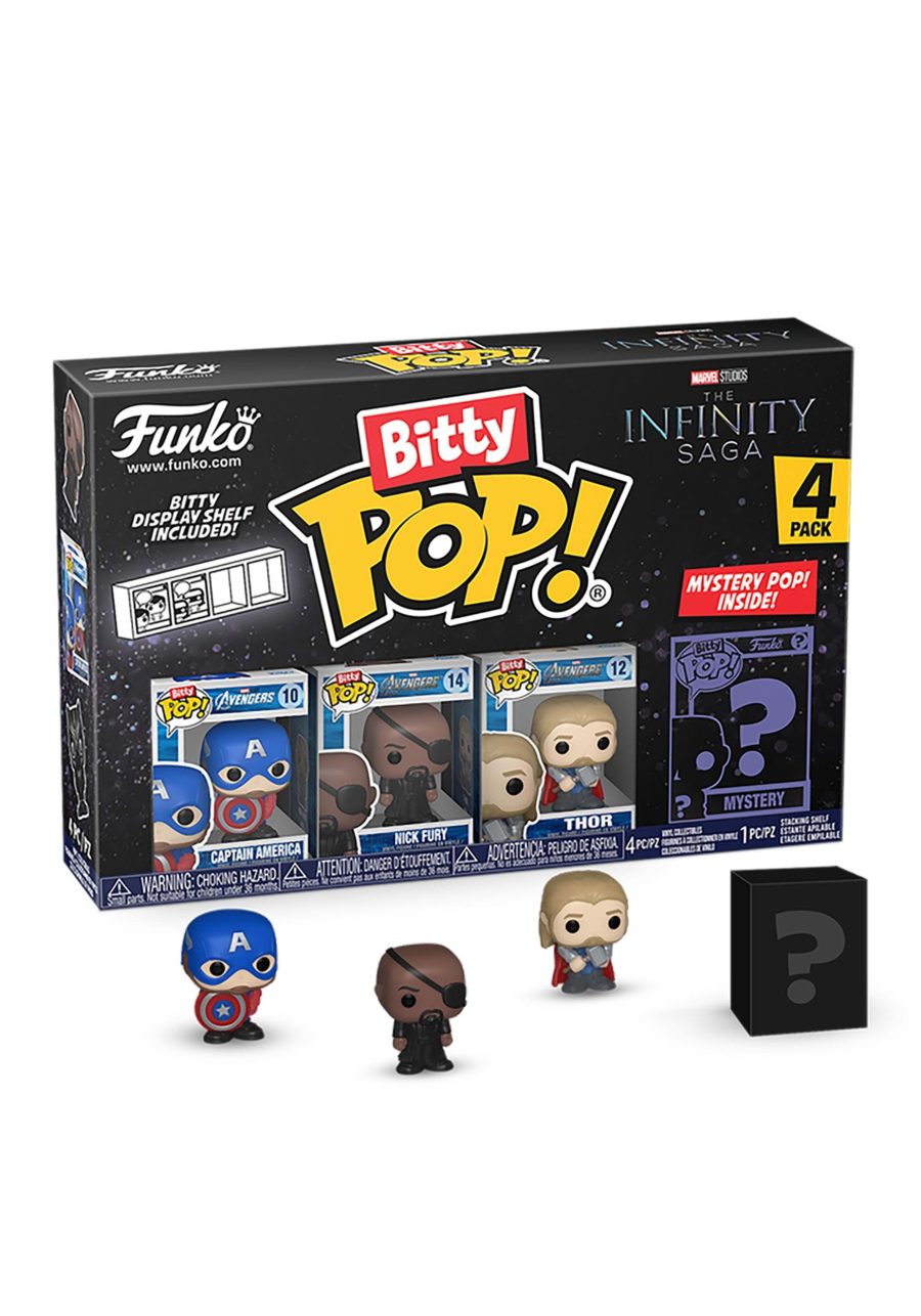 Bitty POP! Marvel - Captain America 4 Pack