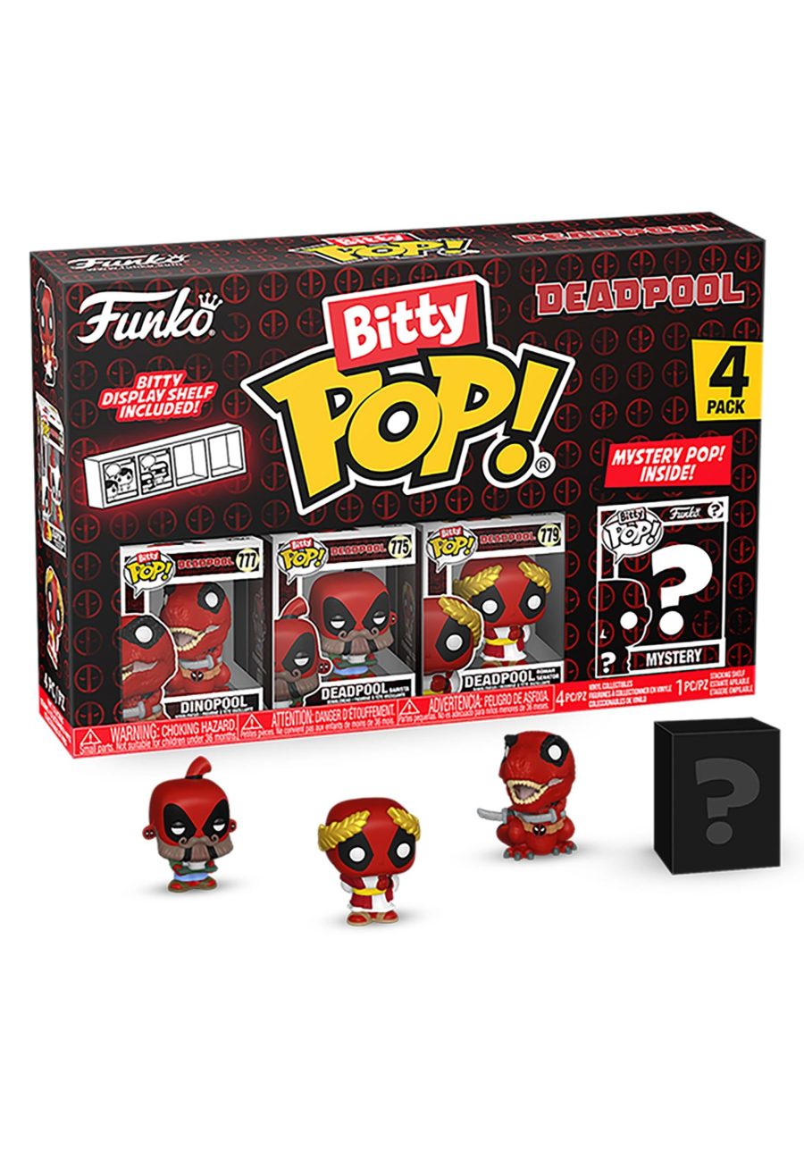 Bitty POP! Marvel - Deadpool Dinopool 4 Pack