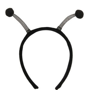 Black Bug Antennae Costume Headband