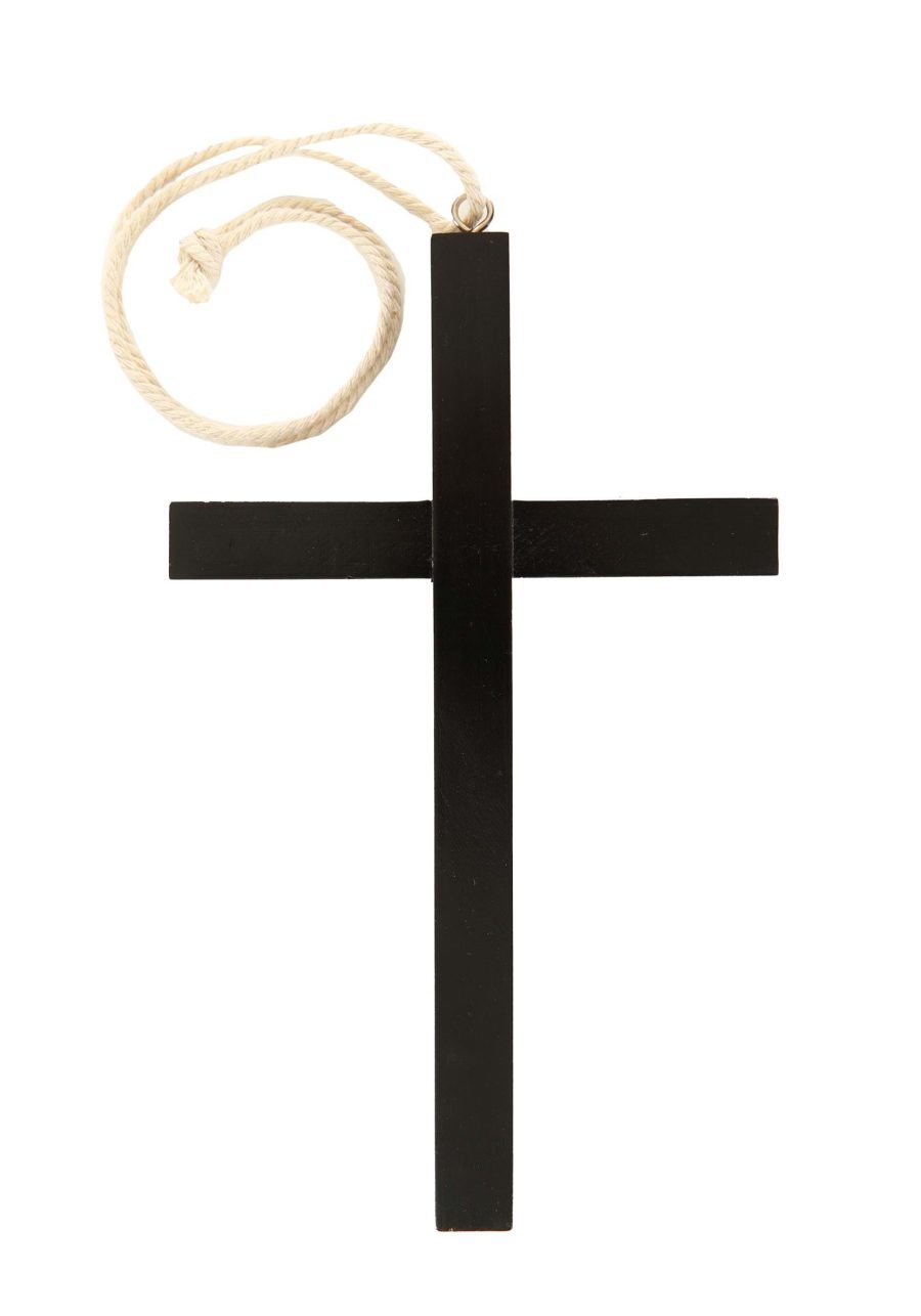 Black Wood Monk Cross Prop