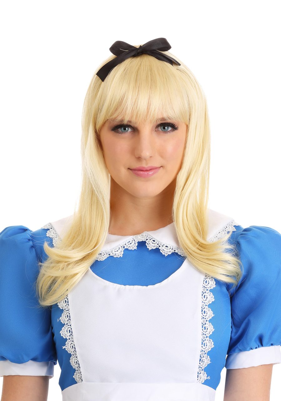 Blonde Alice Adult Wig