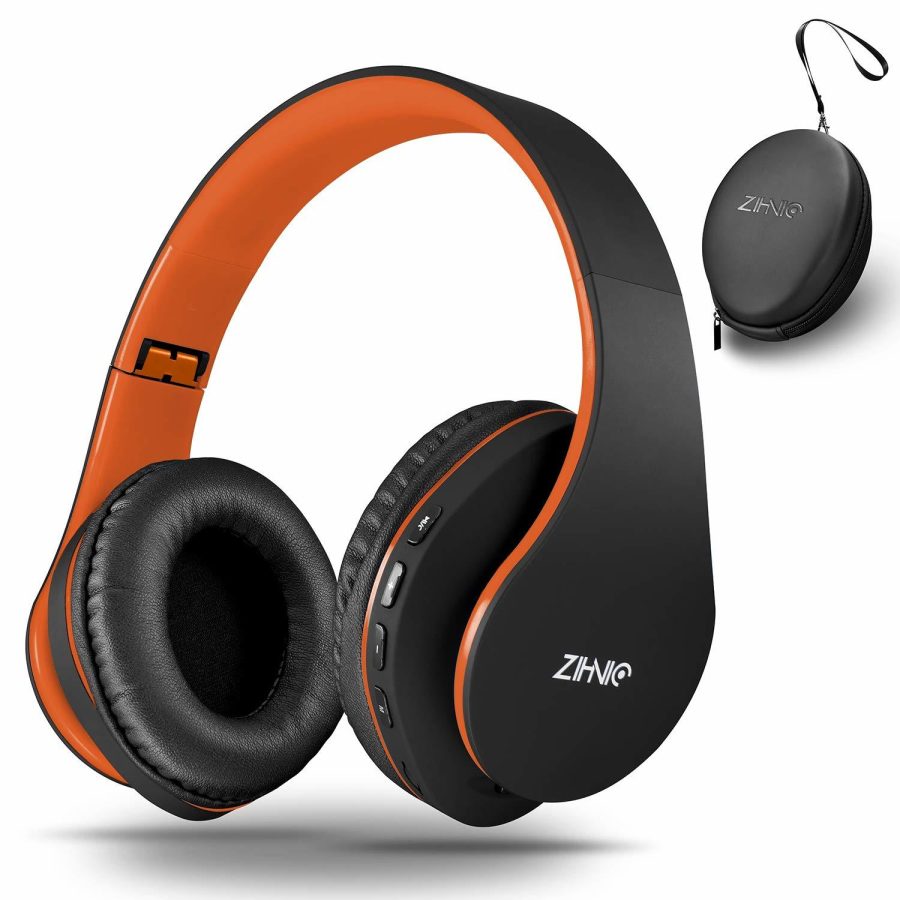 Bluetooth Headphones Over-Ear, Foldable Wireless And Wired Stereo Headset Micro