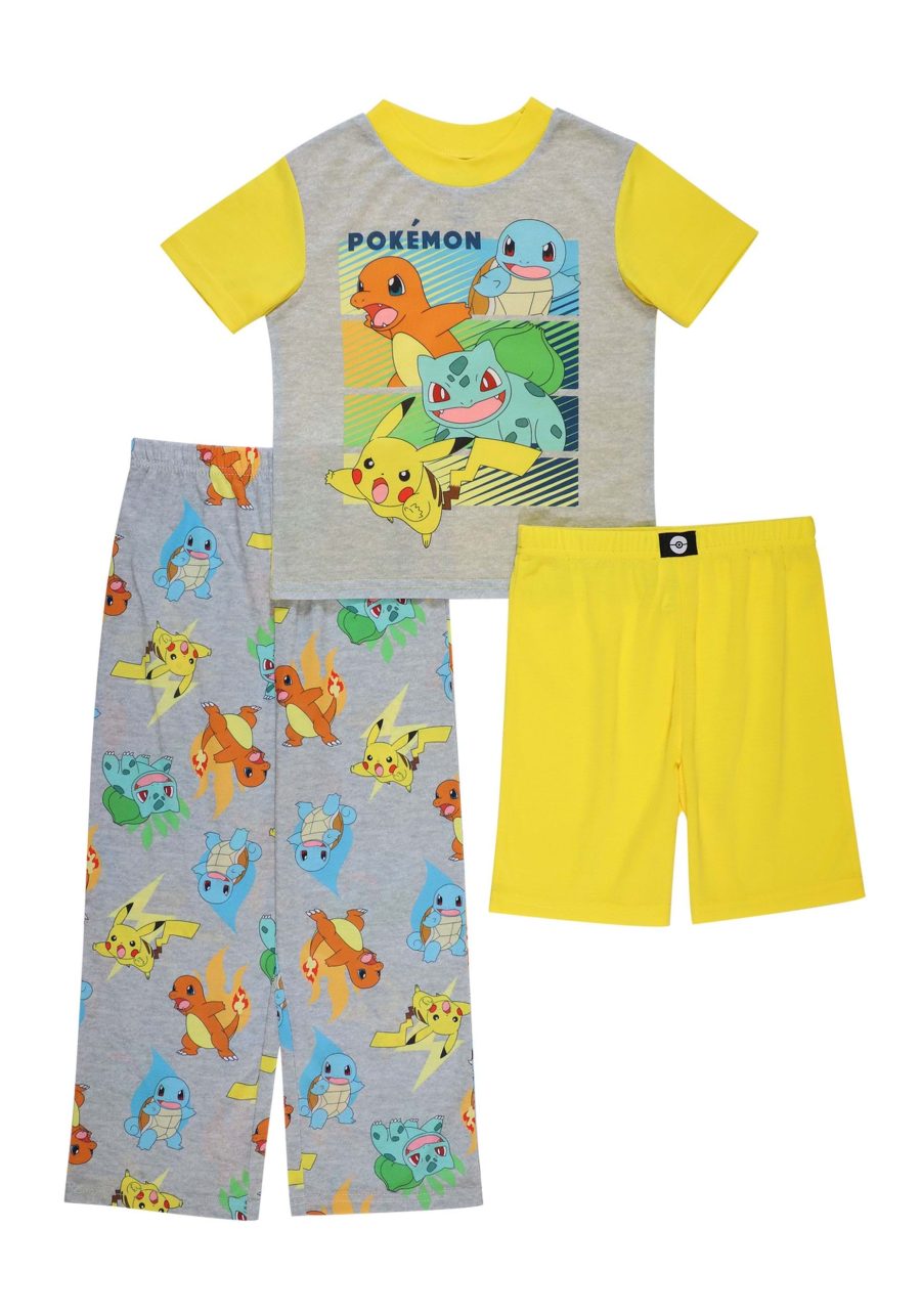 Boy's 3 Piece Pok??mon Action Sleep Set