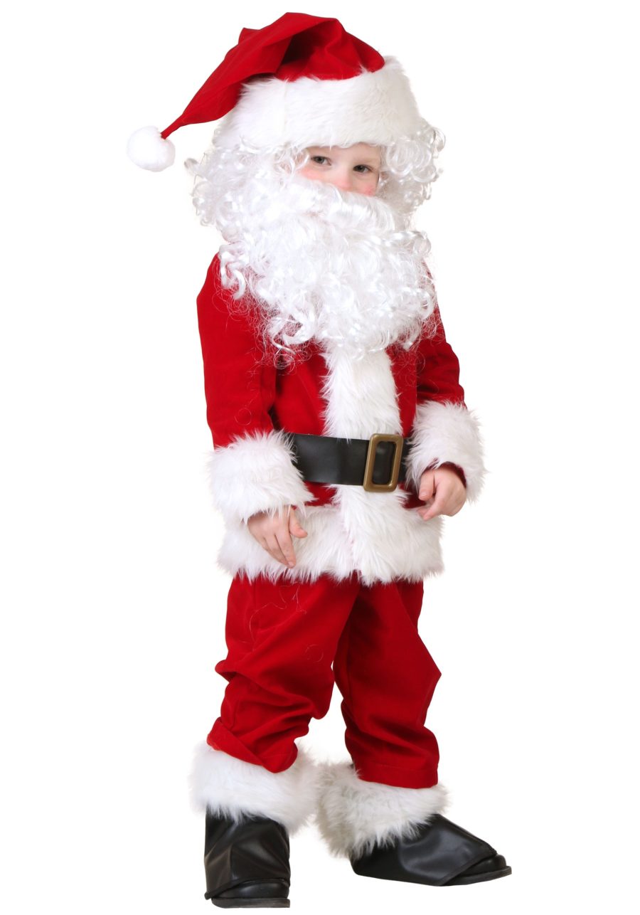 Boy's Deluxe Santa Toddler Costume