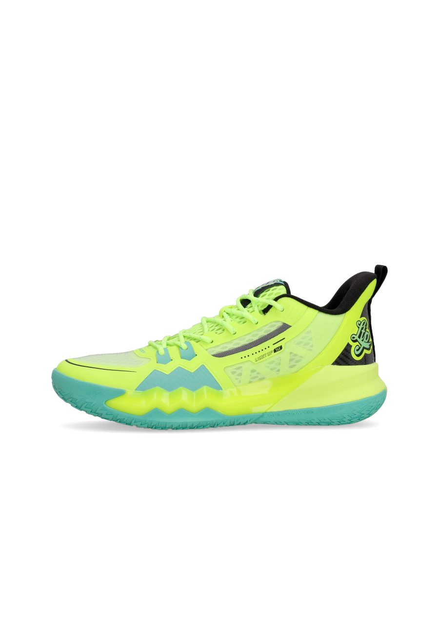 Burning Force 4 Light Up Bright Yellow/green Men's Basketball Shoe