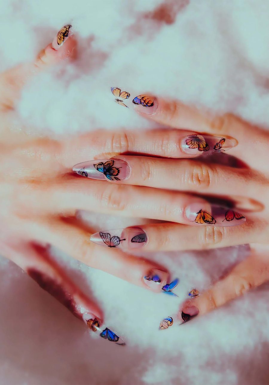 Butterfly Press-On Nails