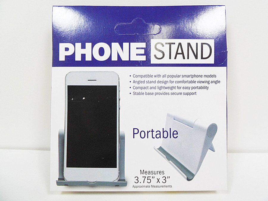 Cell Phone Stand 3-3/4"x3" Adjustable Lightweight Smartphone Stands Holders 1pc.