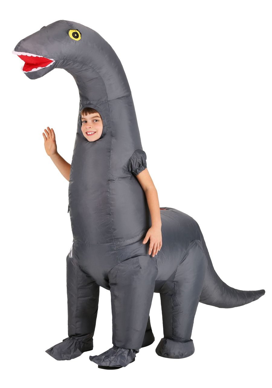 Child Giant Inflatable Brontosaurus Costume