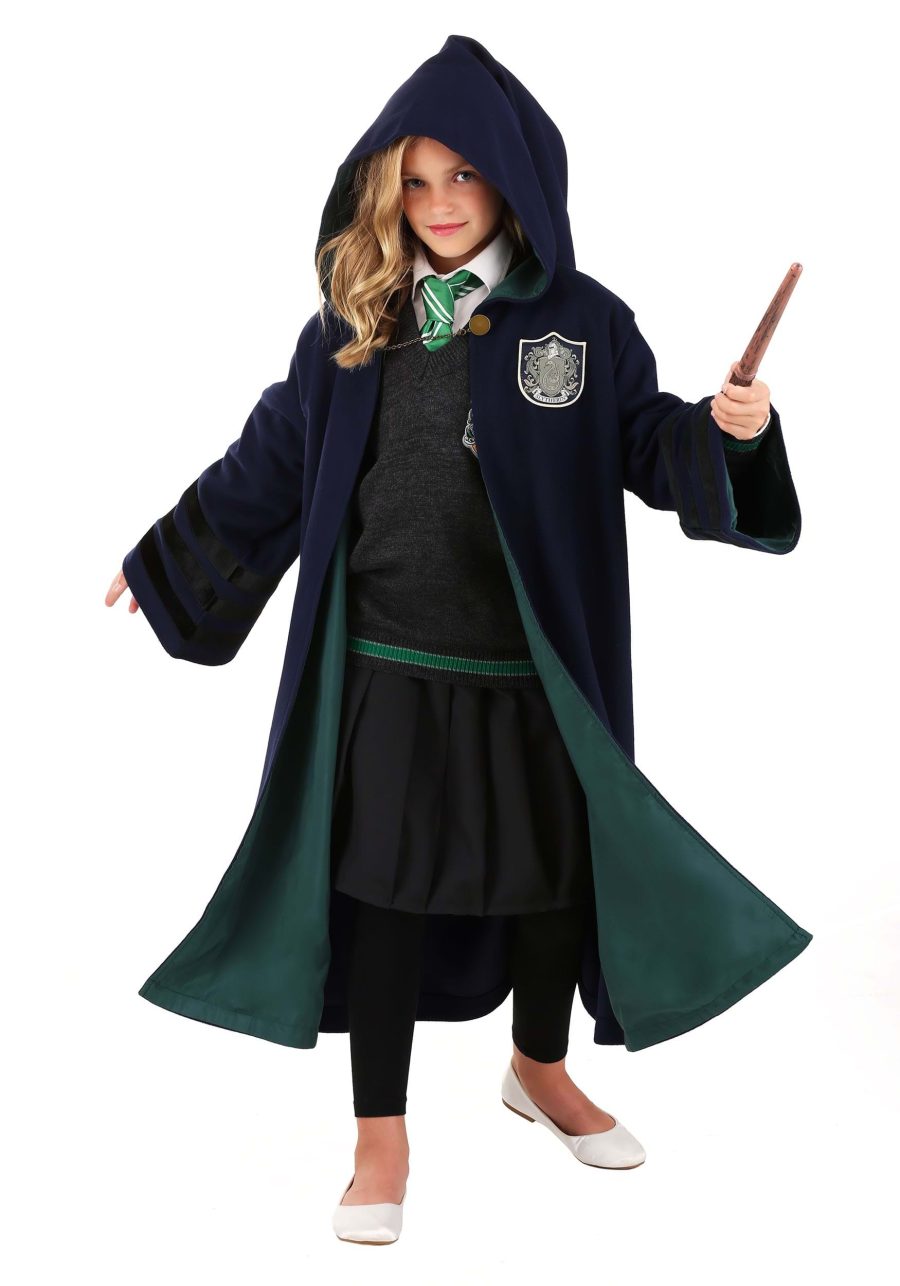 Child Harry Potter Vintage Hogwarts Slytherin Robe