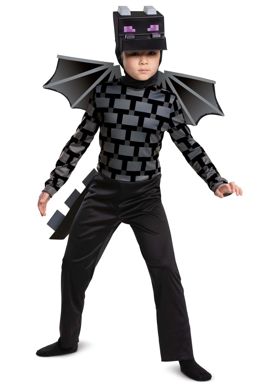 Child Minecraft Classic Ender Dragon Costume