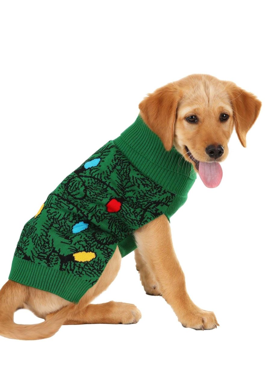 Christmas Tree Holiday Sweater for Pets