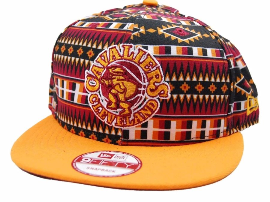 Cleveland Cavaliers New Era 9FIFTY Hardwood Classic All Print NBA Snapback Cap