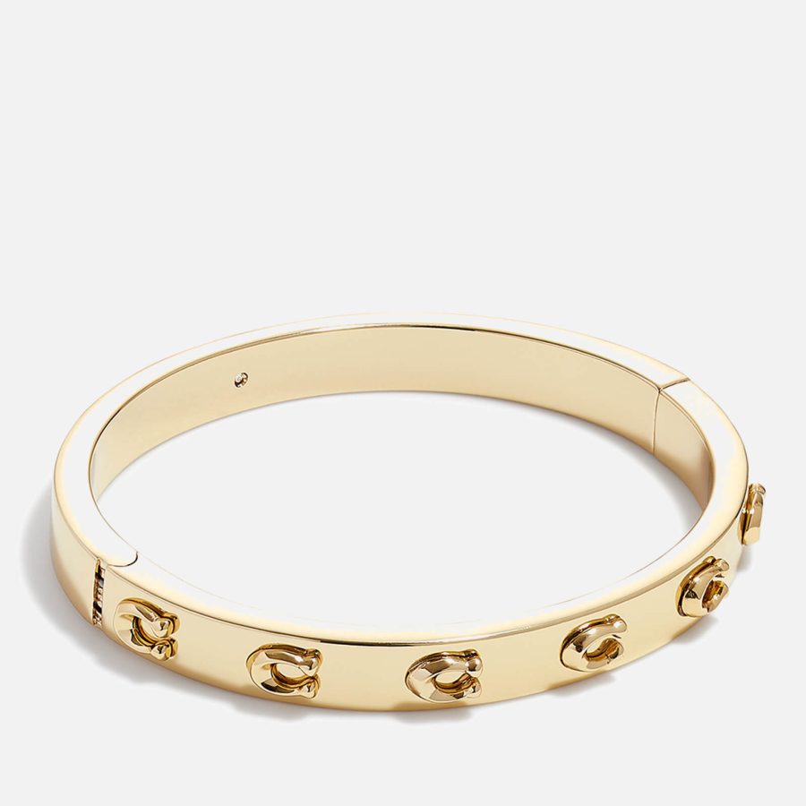 Coach Signature C Gold-Plated Bracelet