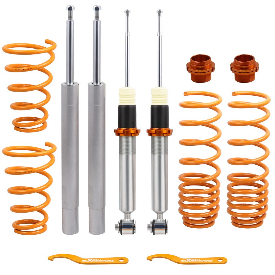 Compatible for BMW 5 Series E34 Sedan 01/88 - 12/95 Coilovers Kit Adjustable Lowering