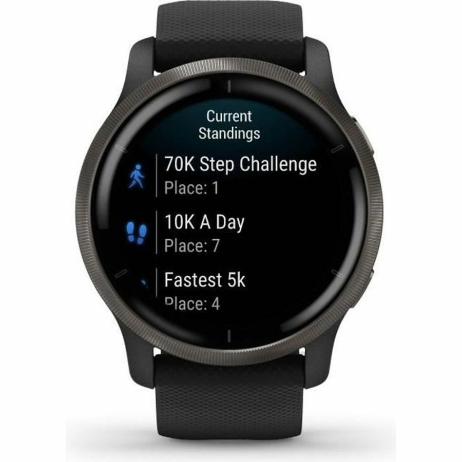 Connected watch with silicone strap Garmin