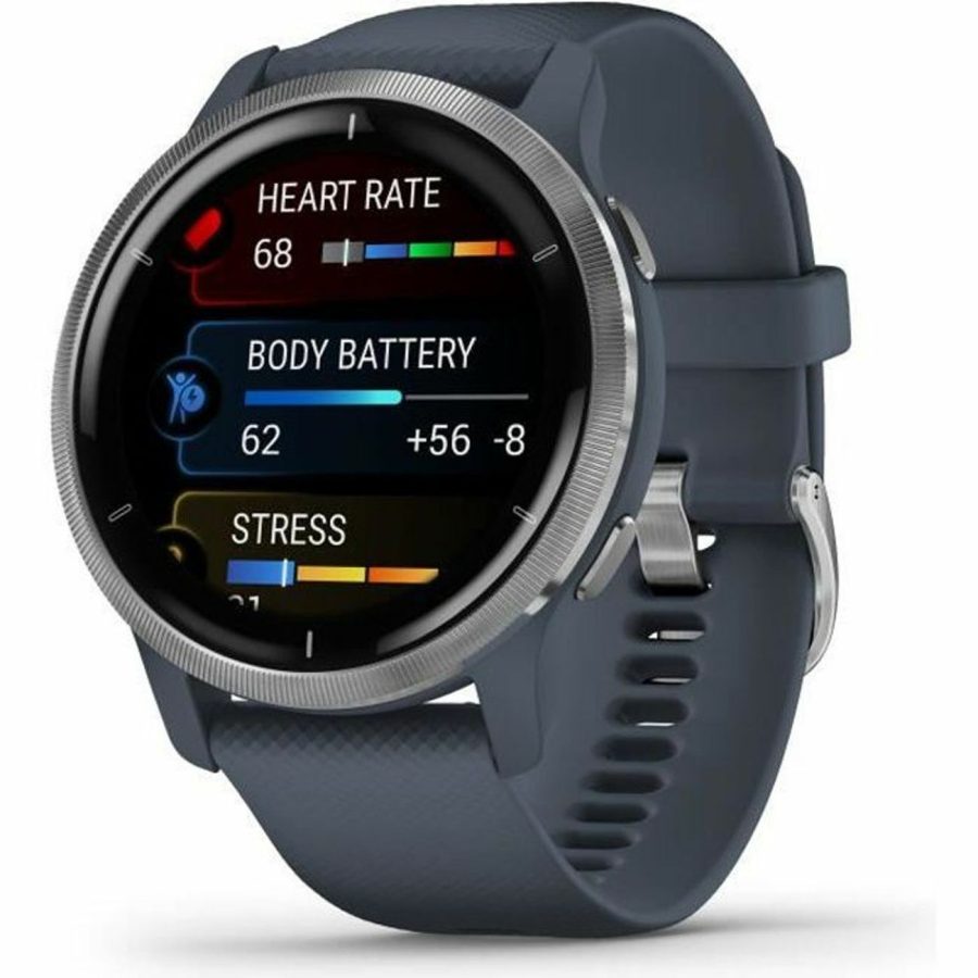 Connected watch with silicone strap Garmin Venu 2