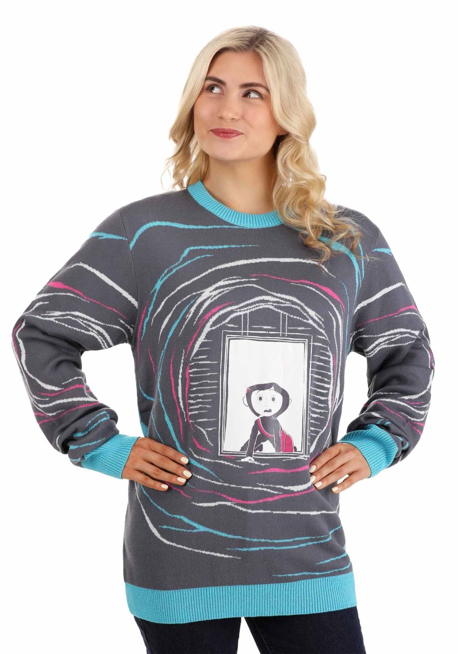 Coraline Adult Ugly Halloween Sweater