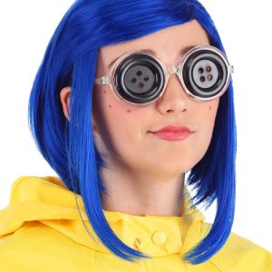 Coraline Button Eye Costume Glasses