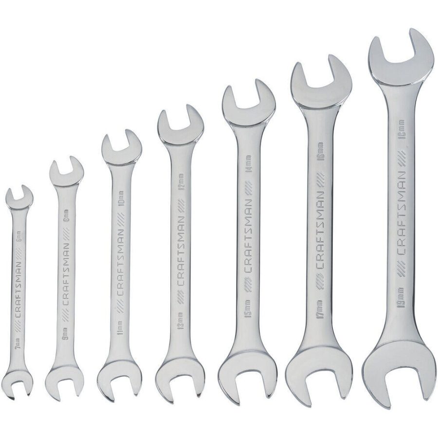 Craftsman CMMT44188 Standard Open End Wrench Set (7-Pc.) New