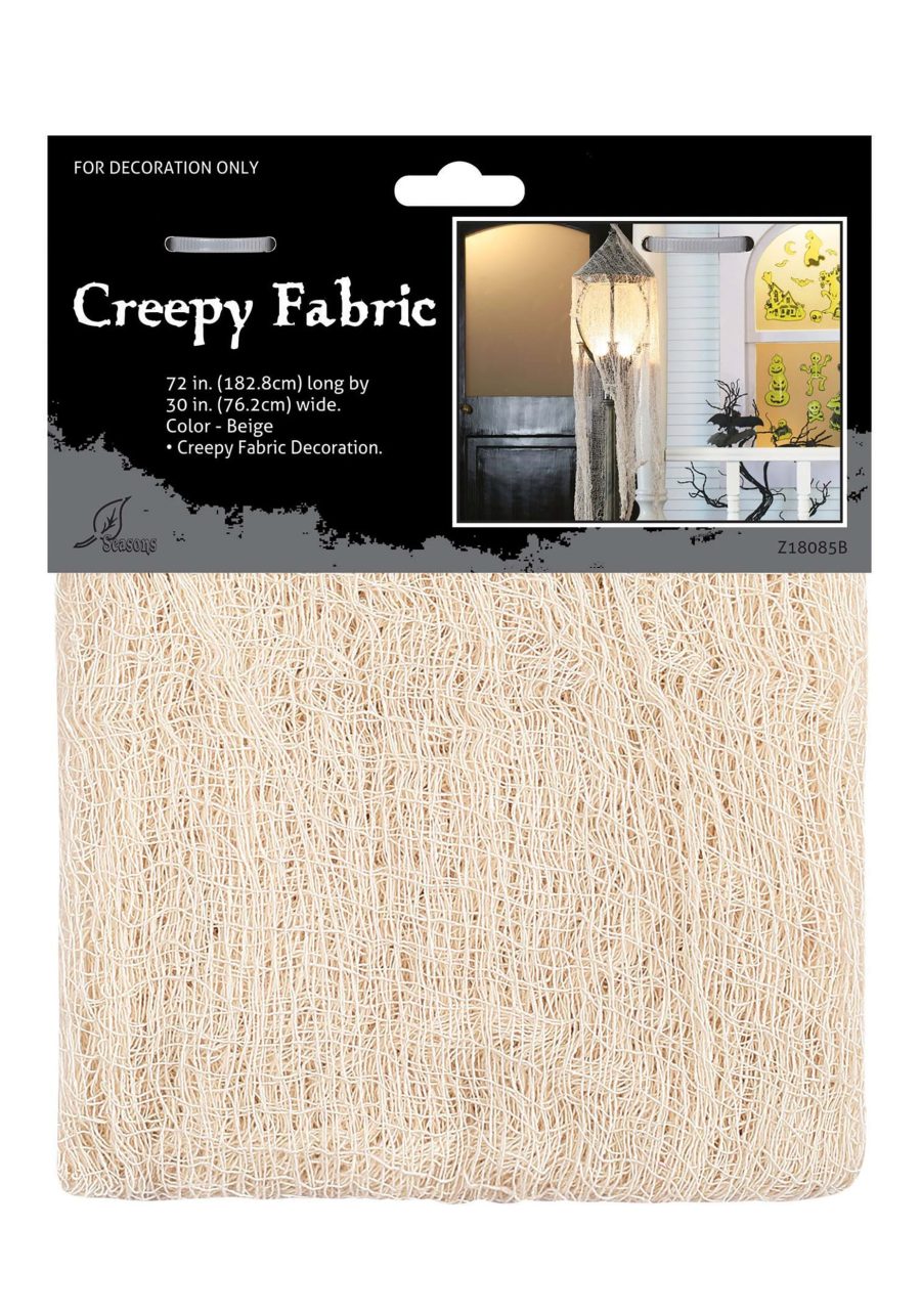 Creepy Beige Gauze Decorative Cloth