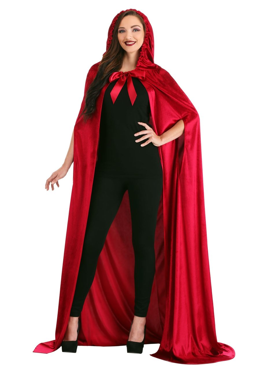 Crimson Riding Costume Adult Cloak