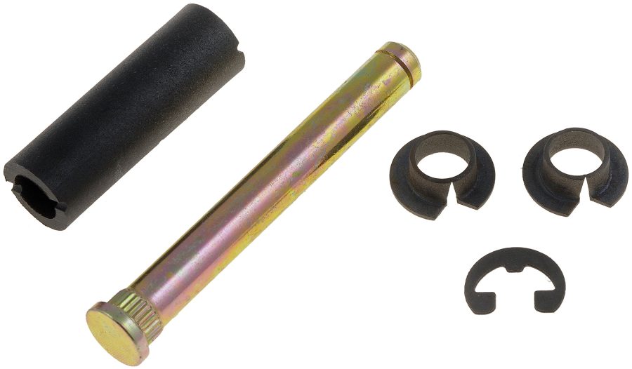 DORMAN 38439 Door Hinge Pin And Bushing Kit - 1 Pin, 2 Bushings, 1 Sleeve And 1 Clip, Black