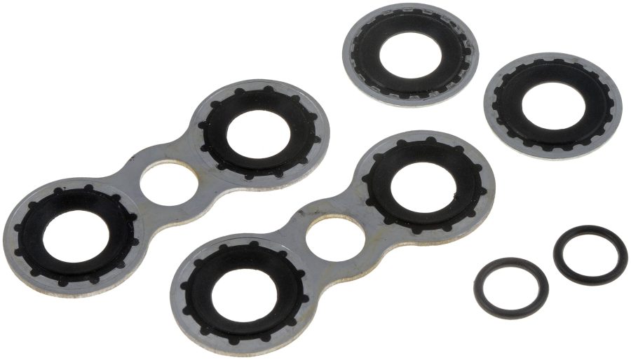 DORMAN 66201 Oil Cooler Line Gasket Assortment Compatible with Select Models, 3 Piece