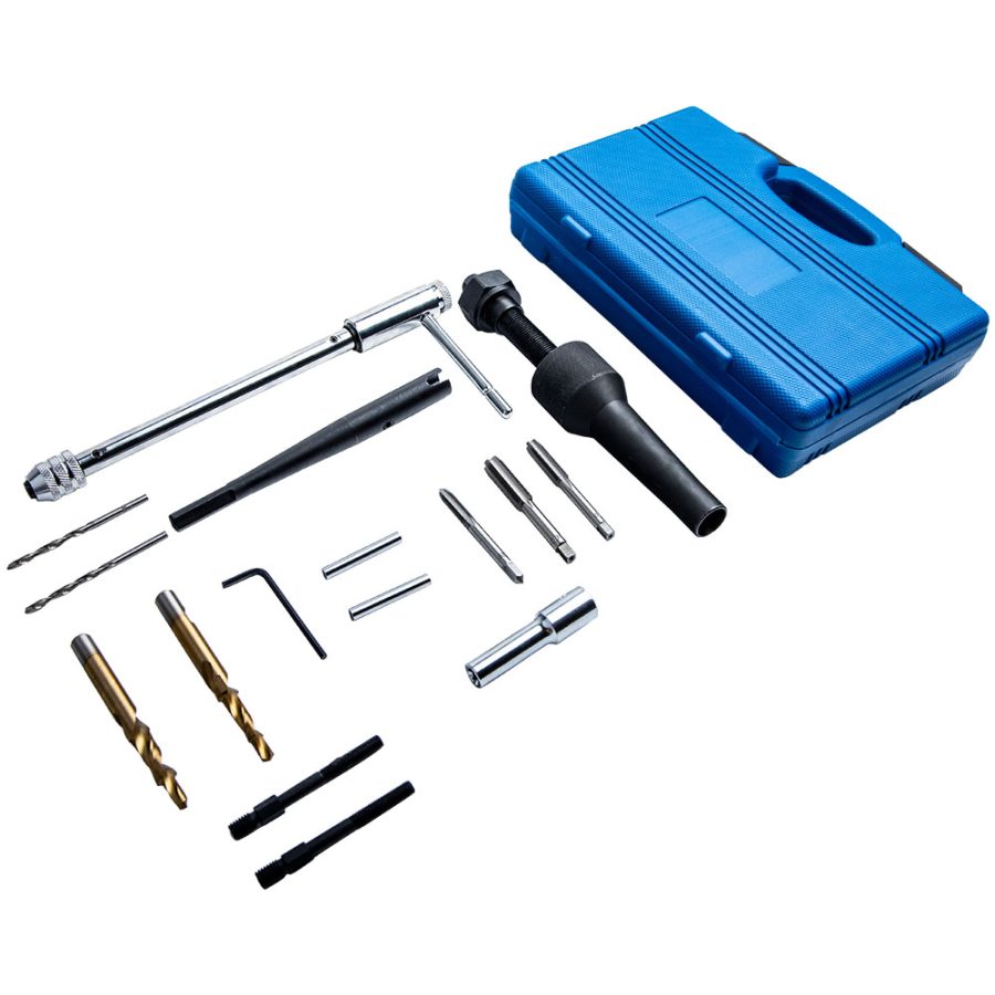 Damaged Glow Plug Removal Remover Tool Kit 16PC Set 8mm 10mm Glow Plugs