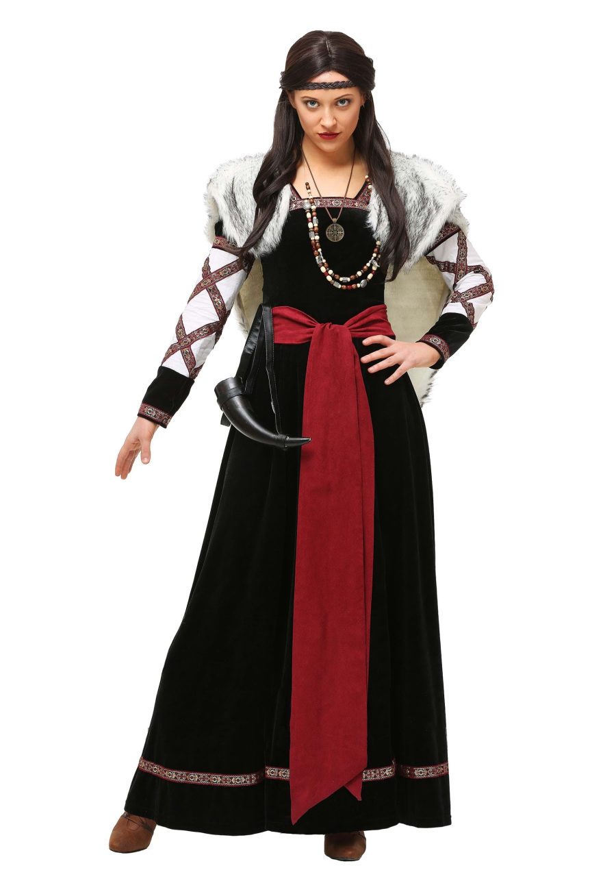 Dark Viking Dress Costume for Women