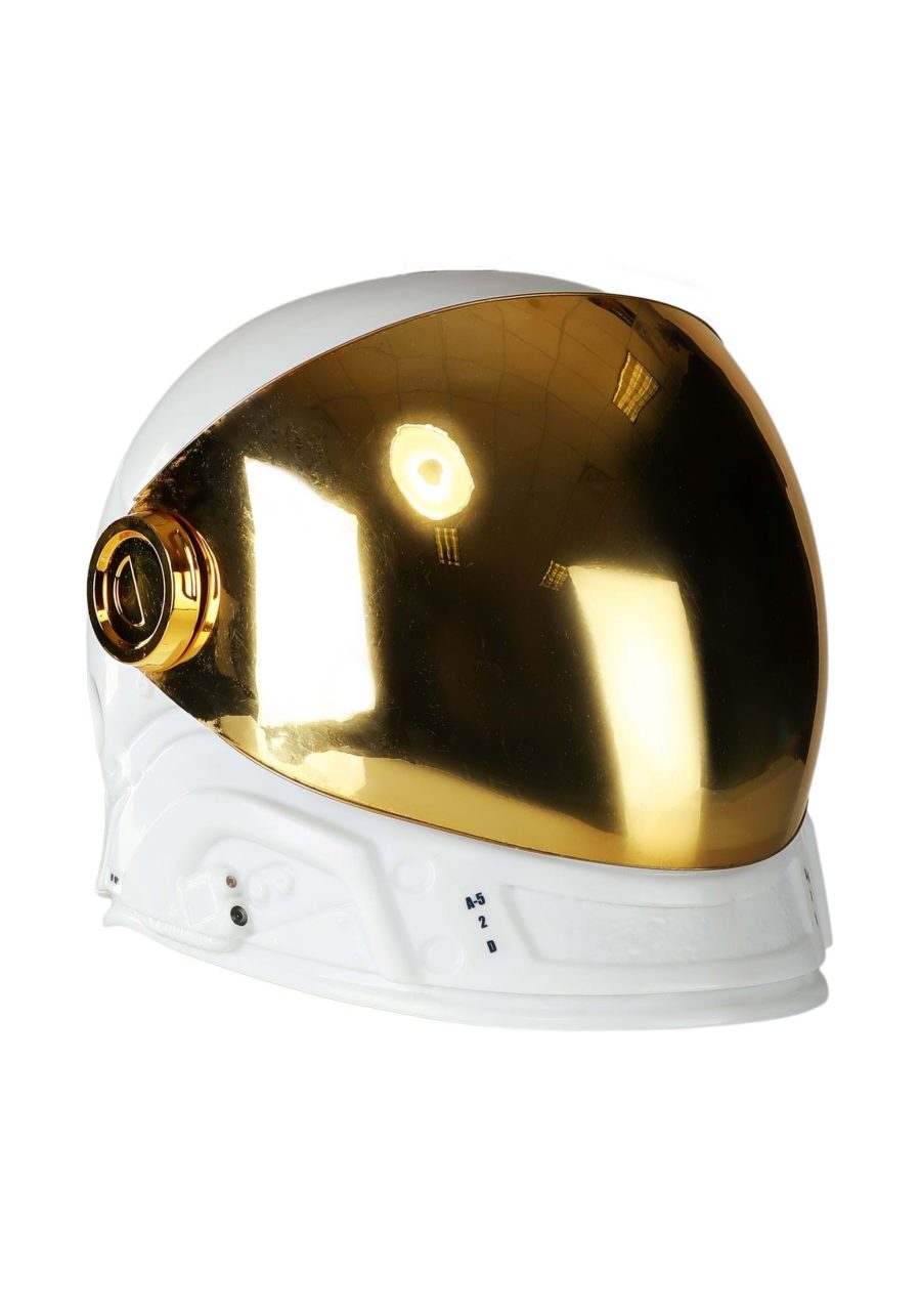 Deluxe Astronaut Cosmonaut Gold Costume Helmet for Kids