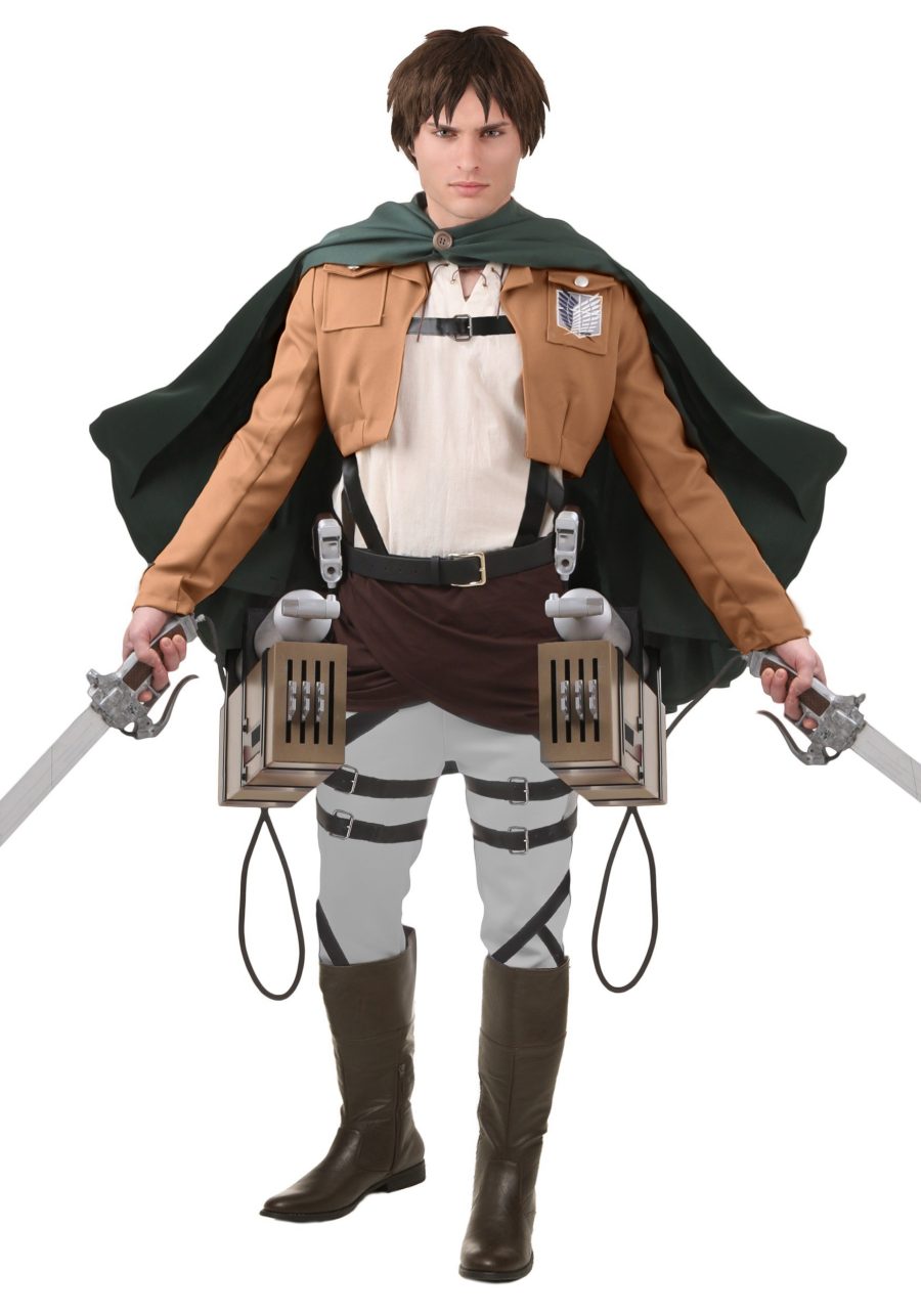 Deluxe Attack on Titan Eren Jaeger Costume for Men