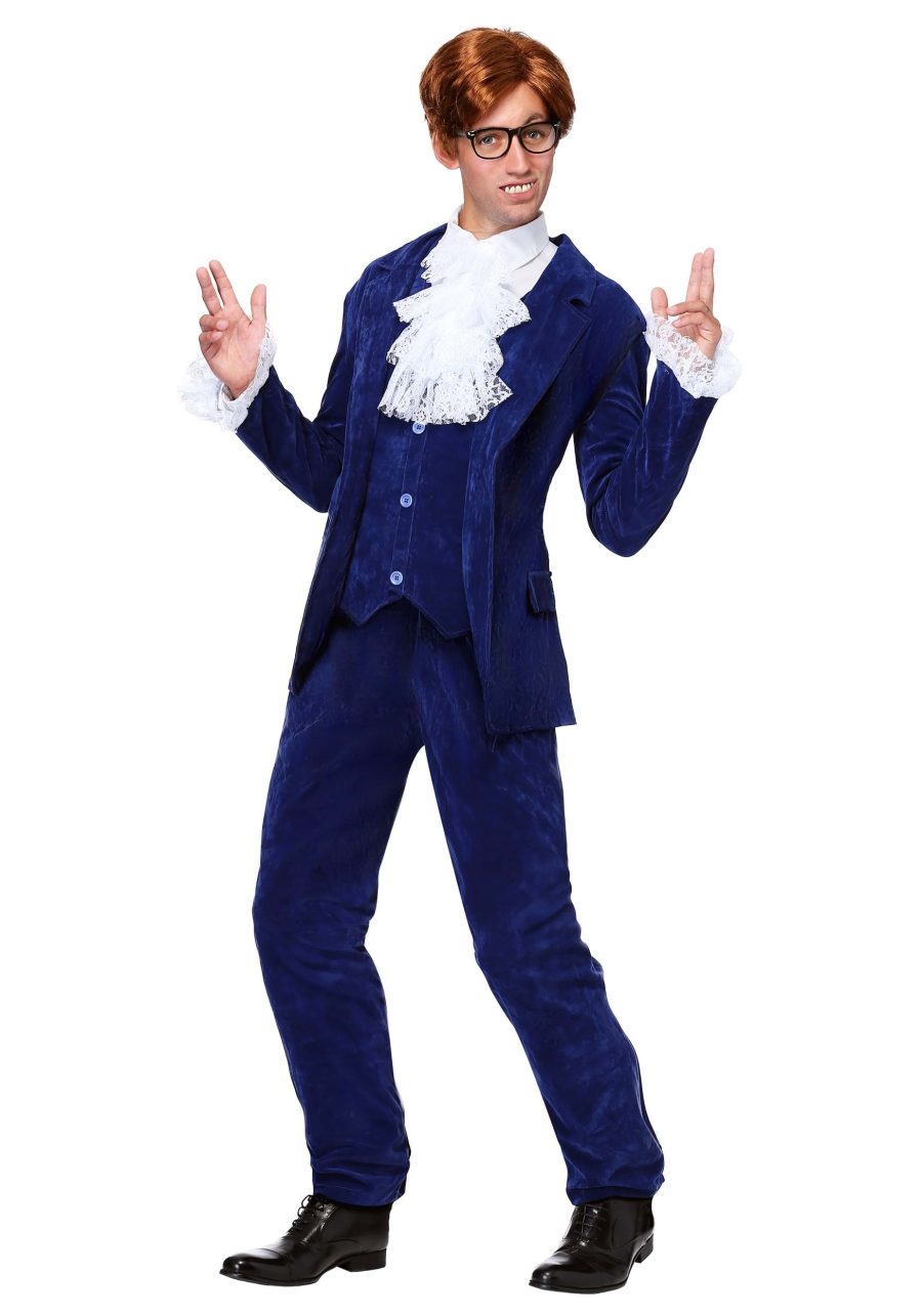 Deluxe Blue '60s Swinger Men's Costume