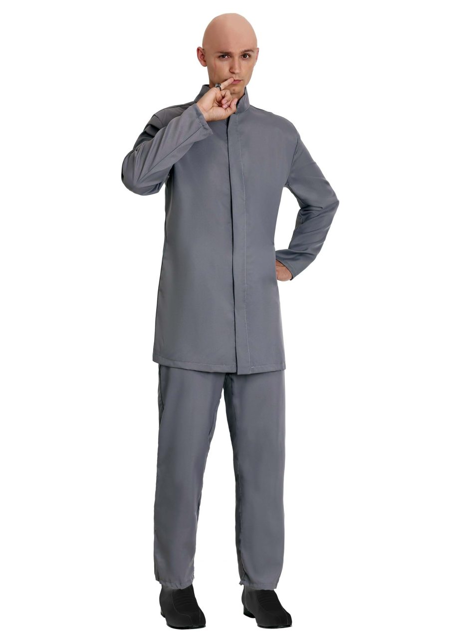 Deluxe Men's Evil Gray Suit Costume