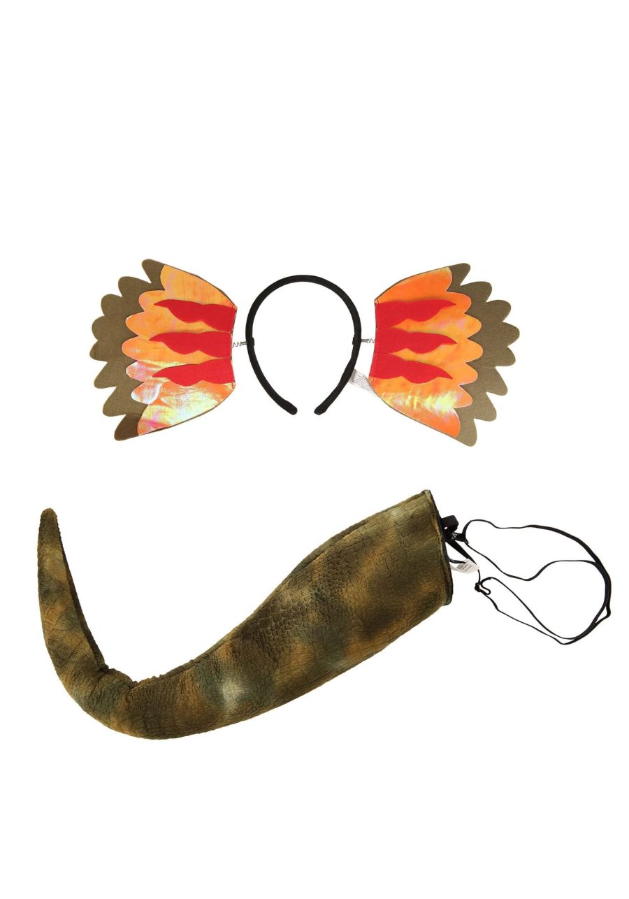 Dilophosaurus Headband and Tail Kit