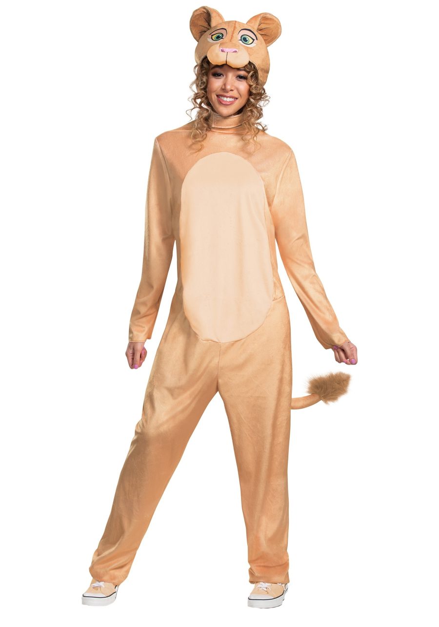 Disney Animated Lion King Adult Nala Jumpsuit Costume