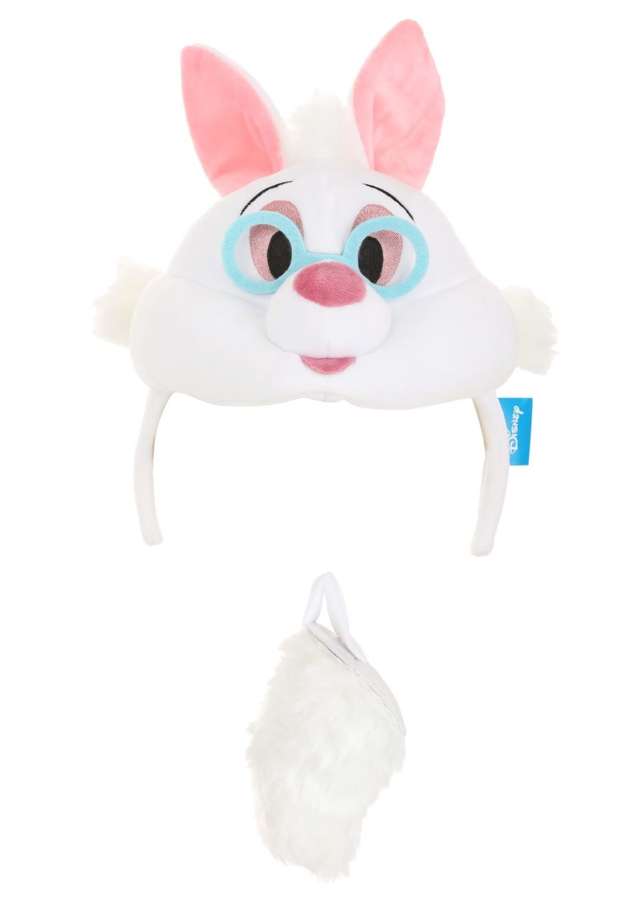 Disney White Rabbit Plush Headband & Tail Kit