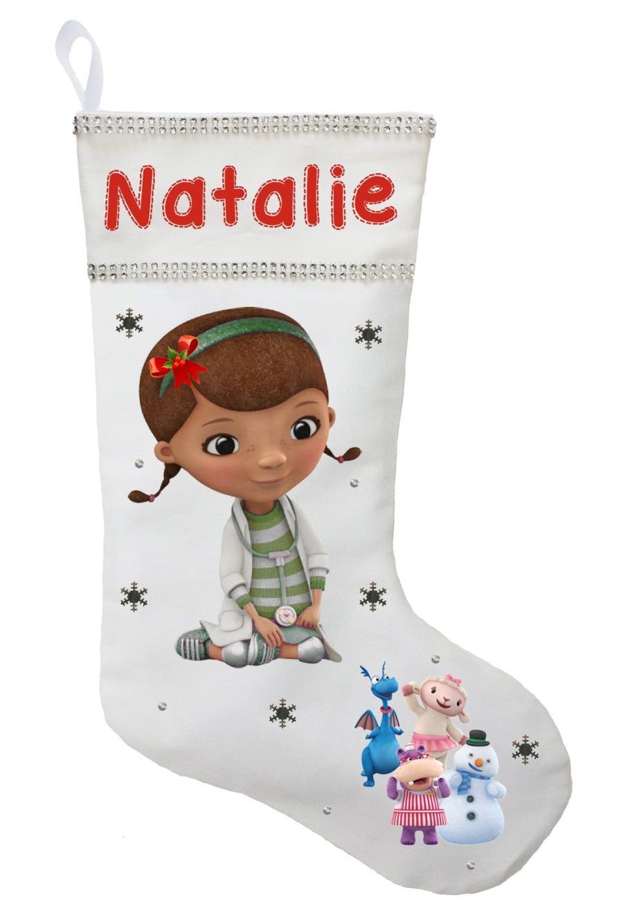 Doc McStuffins Christmas Stocking - Personalized and Hand Made Doc McStuffins Ch