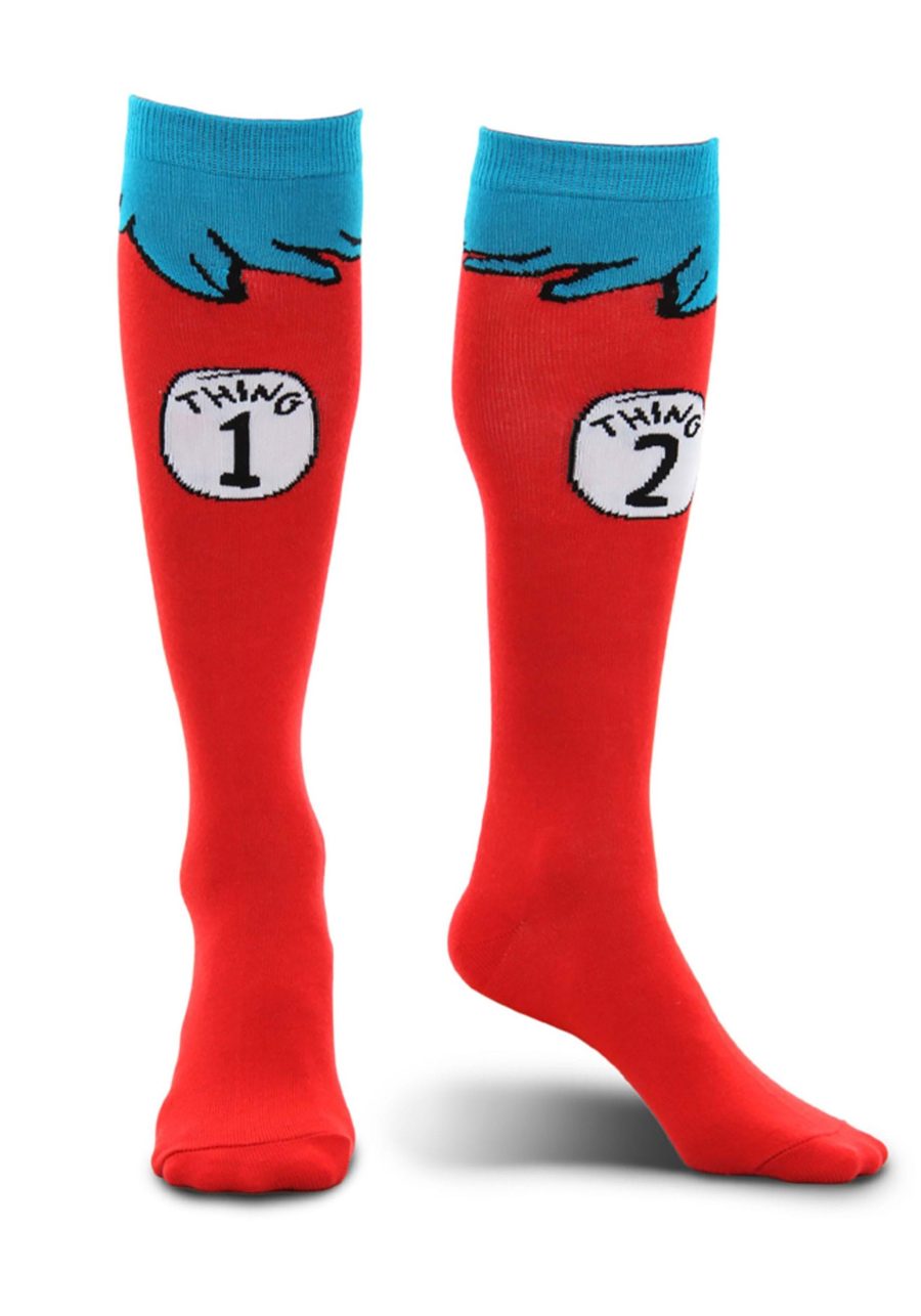 Dr. Seuss Thing 1 & 2 Costume Socks for Kids