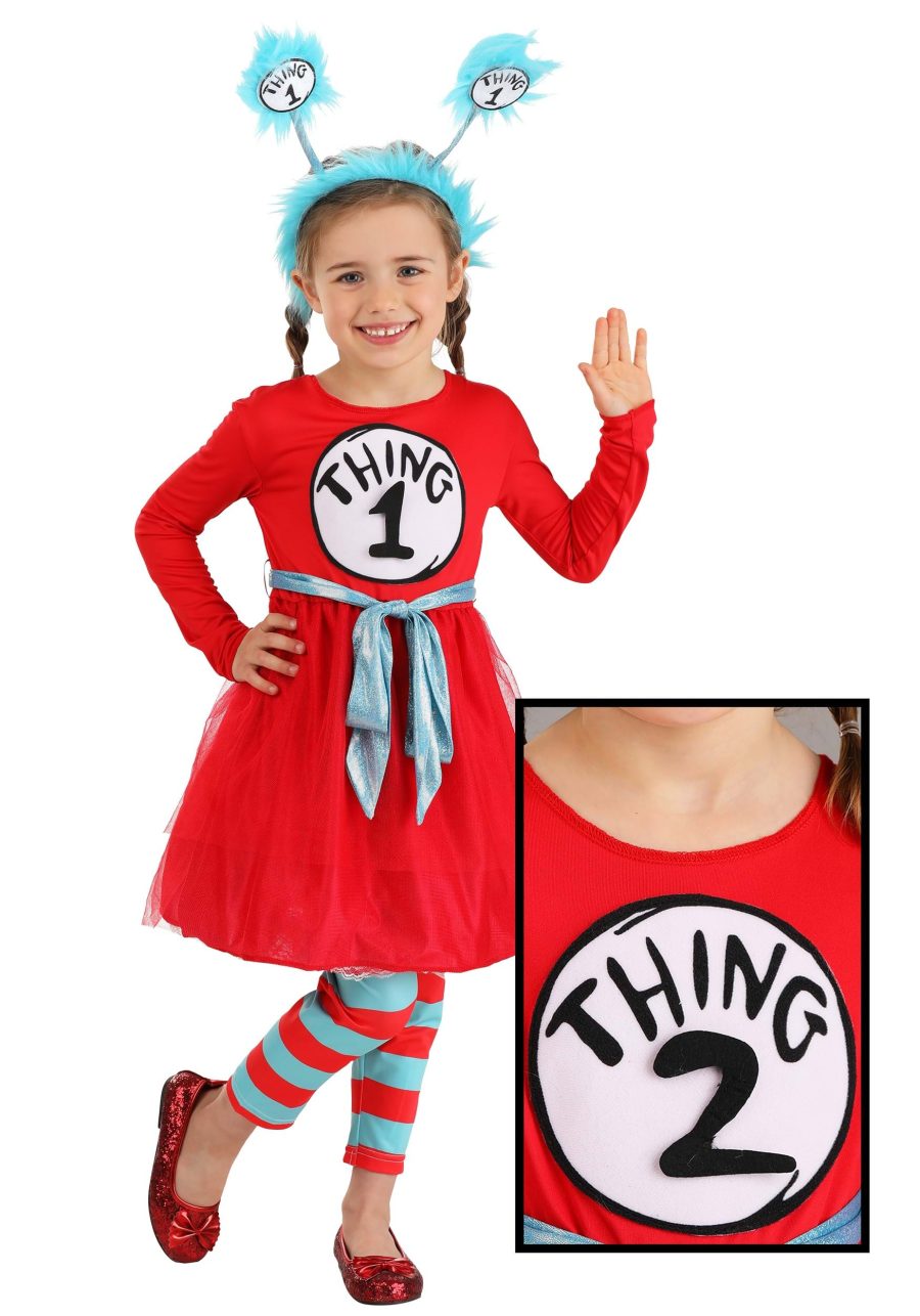 Dr. Seuss Thing 1 & 2 Toddler Girl's Costume