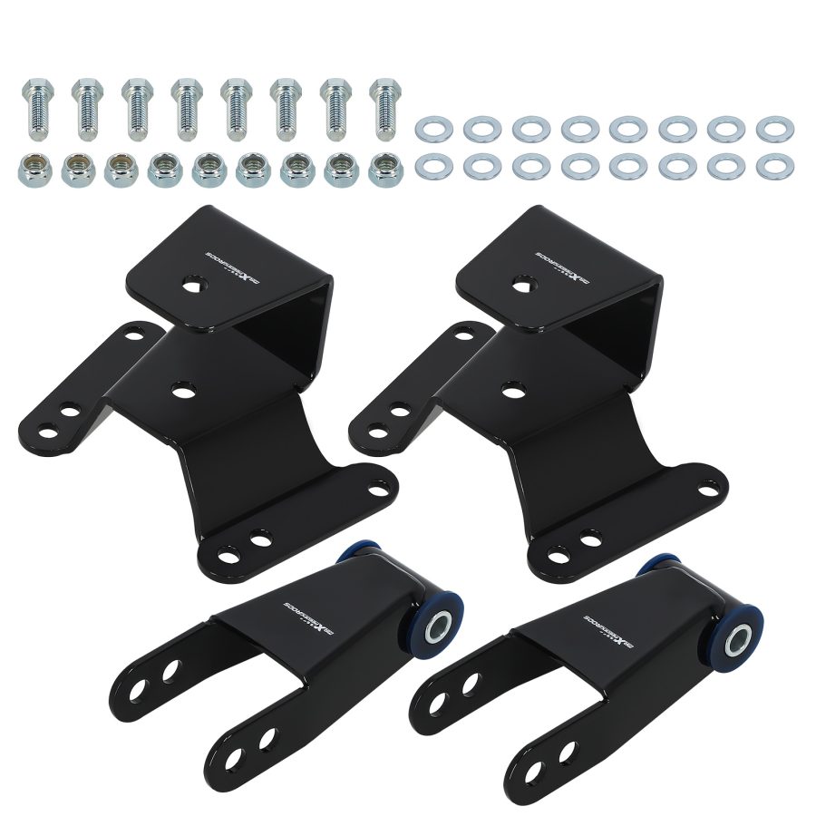 Drop Lowering Kit 4 Rear Drop Hanger compatible for GMC C10 1973-87 2WD