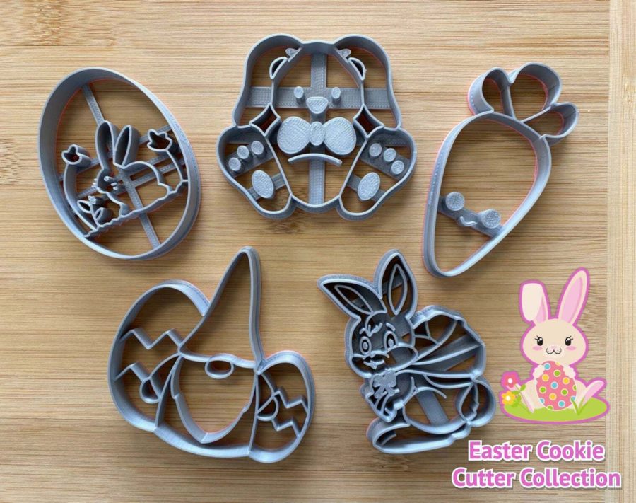 Easter Collection Set of 5 Cookie Cutters | Easter Bunny | Easter Egg | Easter G