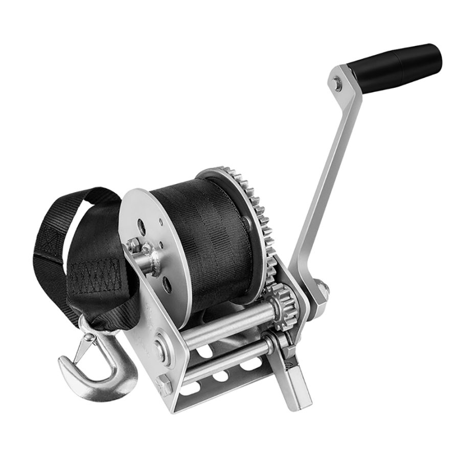 FULTON 142006 900LB SINGLE SPEED WINCH WITH 12FT STRAP FOR PERSONAL WATERCRAFT