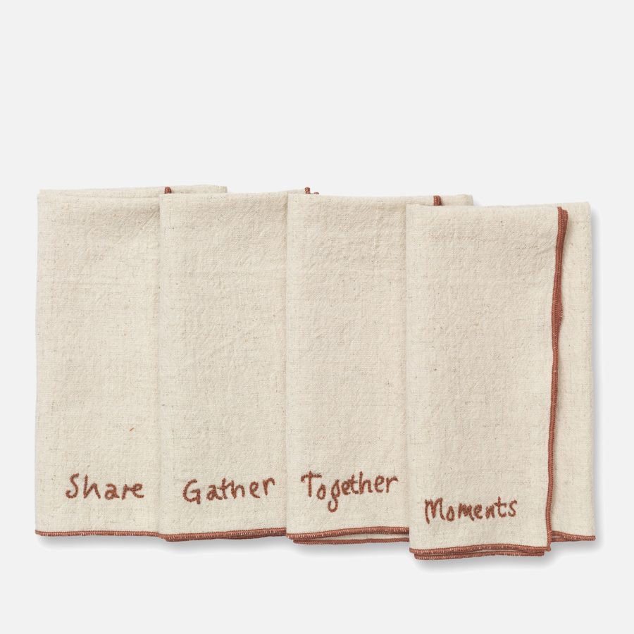 Ferm Living Occasion Napkins - Set of 4 - Natural