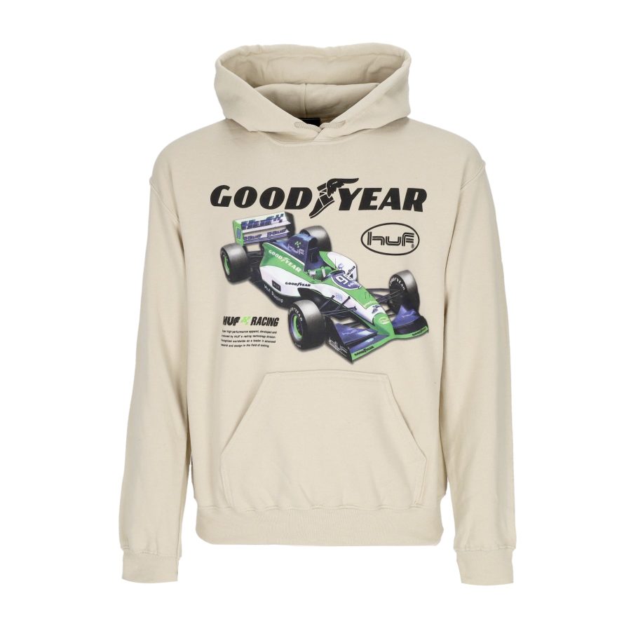 Final Lap Po Hoodie Men's Hoodie X Goodyear Natural