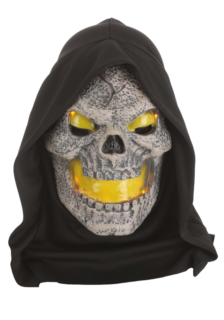 Flame Fiend Flaming Skull Mask