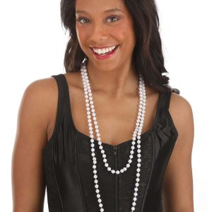 Flapper Pearl Costume Necklace