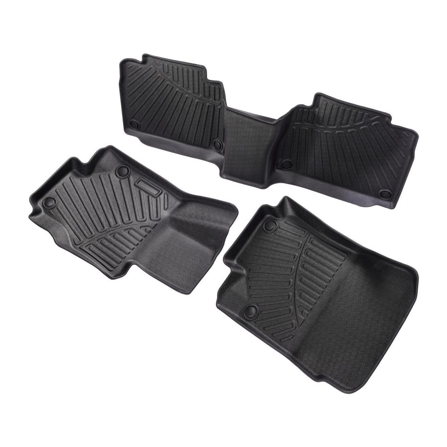 Floor Mats 2 Row Liner Set for Mercedes Benz GLE 2020 2021-2024 Rubber TPE