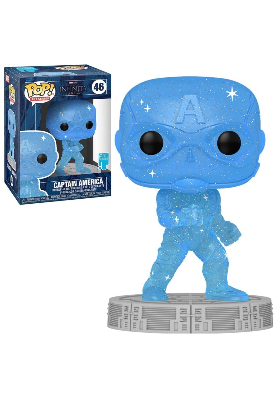 Funko POP Artist Series: Infinity Saga- Cap America (BU)