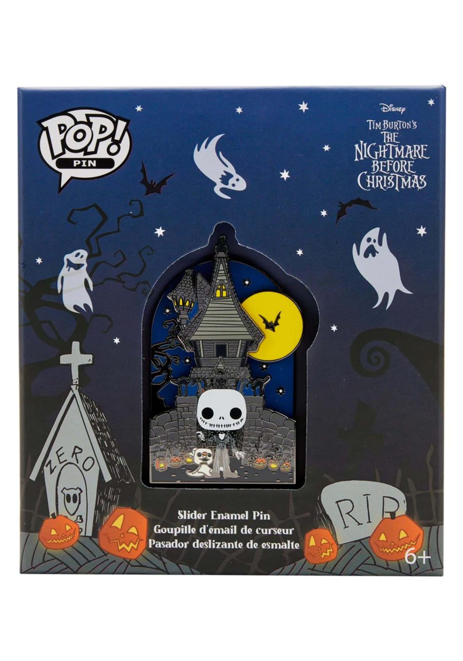 Funko Pop! by Loungefly Disney Jack Skellington Sliding Pin