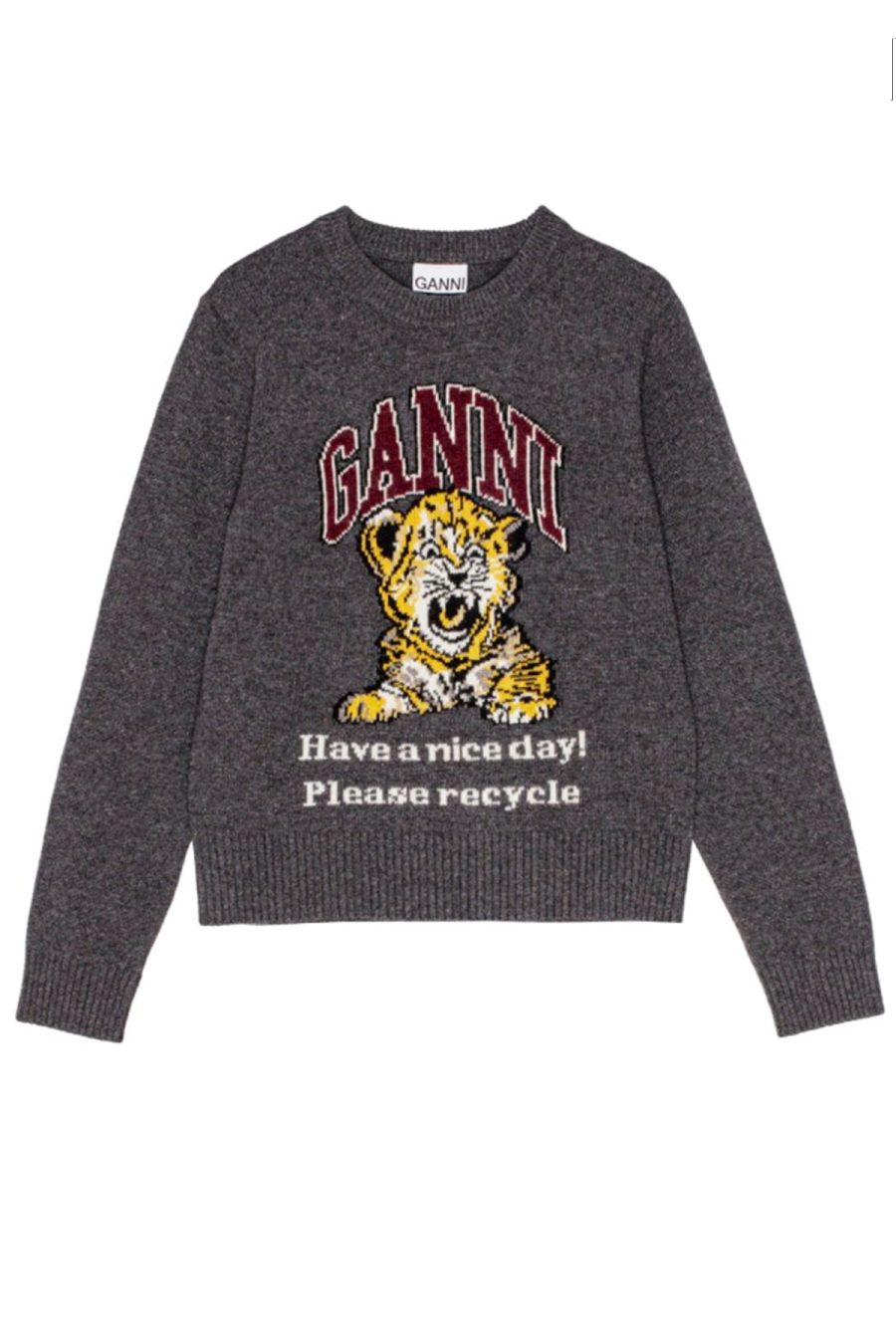 GANNI Sweaters Grey